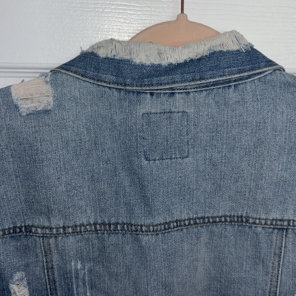 Distressed Denim Jacket - Picture 8 of 11